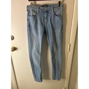 Scotch & Soda Amsterdams Blauw Skim Jeans Size 30x32